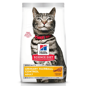 Ração Hill's Science Diet Cuidado Urinário E Bolas De Pelo Para Gatos Adultos Sabor Frango - 1,5 Kg
