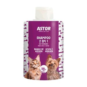 Astor Banho em Casa Shampoo 2 em 1 300ml