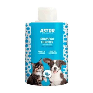 Astor Banho em Casa Shampoo Filhotes 300ml
