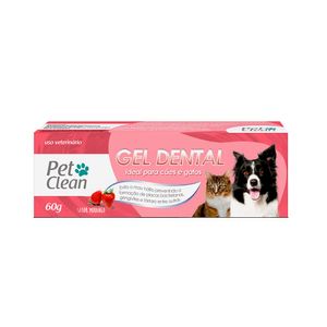 Gel Dental Petclean Morango 90g