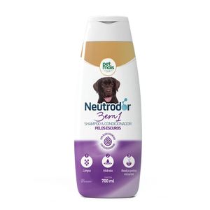 Shampoo 3 em 1 Pelos Escuros Neutroodor 700ml