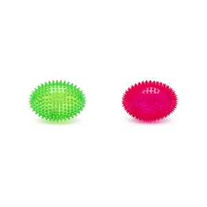 Brinquedo Mordedor Bola Oval Cravo LED Napi