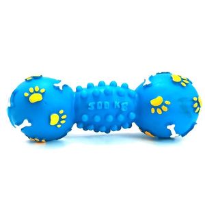 Brinquedo Vinil Halteres Pata Osso Médio Petgrows