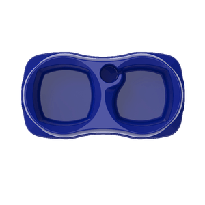 Comedouro + Bebedouro Zooplast M Azul