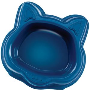 Comedouro Zooplast Face Cat 130ml Azul