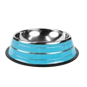 Comedouro Inox Jambo Pet Azul Pequeno