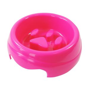 Comedouro Plástico Coma Melhor Slim Furacão Pet Rosa