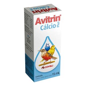 Suplemento Vitamínico Avitrin Cálcio Plus - 15Ml