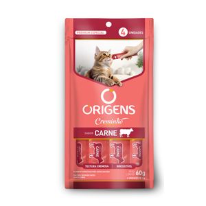 Petisco Úmido Origens Creminho Carne 60g