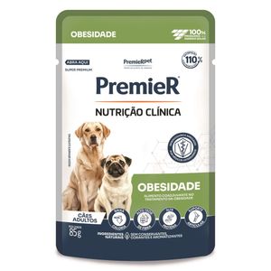 Sachê Premier Clínica Cães Obesidade 85g