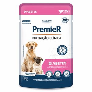 Sachê Premier Clínica Cães Diabetes 85g