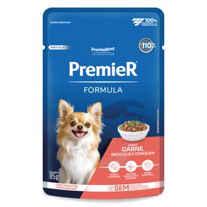 Sachê Premier Cães Carne Brócolis Cenoura 85g