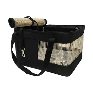 Bolsa De Transporte São Pet Aerial Gl Para Cães E Gatos - Preta