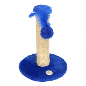 Arranhador Para Gatos  Pelúcia Lisa - Azul