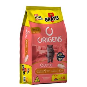 Ração Origens Gato Adulto Frango 11,1Kg
