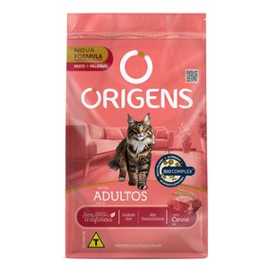 Ração Seca Origens Premium Especial Carne Gatos Adultos  - 1Kg