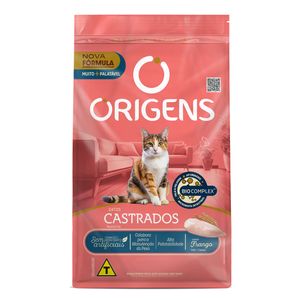 Ração Seca Origens Premium Especial Frango Gatos Castrados- 3Kg