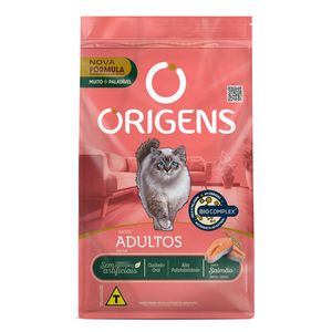 Ração Seca Origens Gatos Adultos  Salmão - 3Kg