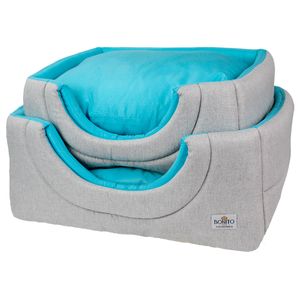 Toca Clean Bonito Pra Cachorro Azul M