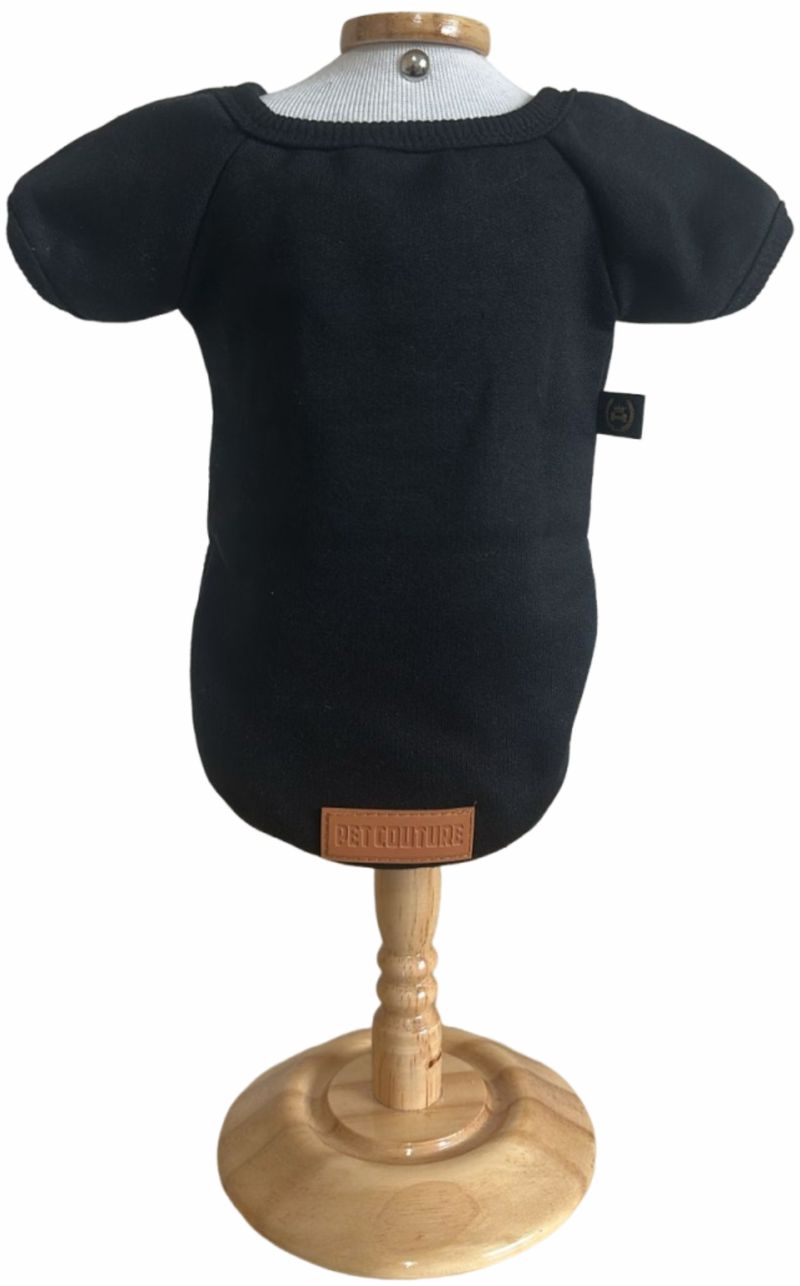 MOLETOM SEM CAPUZ PRETO